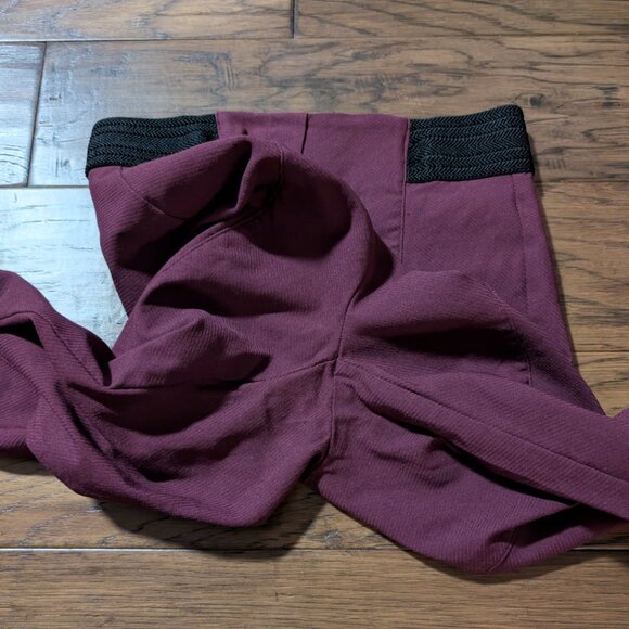 RW&CO slim dress pant leggings burgundy size XS - Picture 11 of 15